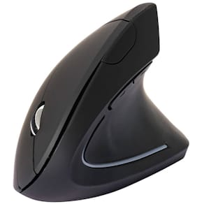 Maus Q-CONNECT, ergonomisch, schwarz, kabellos