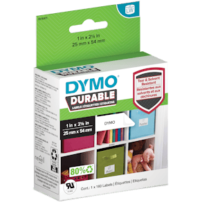 Etikett DYMO LW Durable 25x54mm 160/fp