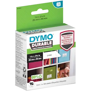 Etikett DYMO LW Durable 25x54mm 160/fp