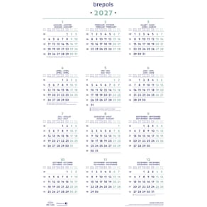 Jaarkalender Brepols, 2026