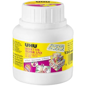 Serviettentechnik-Lack UHU, seidenglanz