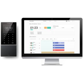 Zeiterfassungsgerät TimeMoto TM-818 SC, schwarz