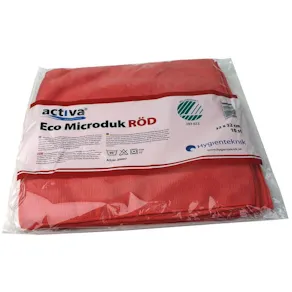 Microfiberduk ACTIVA ECO 32x32cm röd