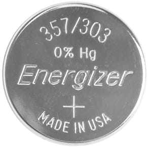Knoopcelbatterij Energizer 357/303, op blister