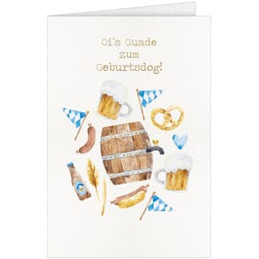 Geburtstagskarte HANRA Bayern