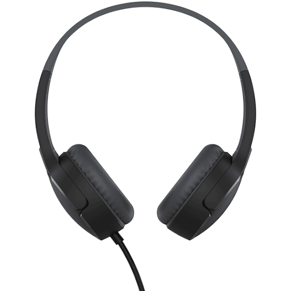 SOUNDFORM Mini Wired On-Ear Headphones for Kids, Black