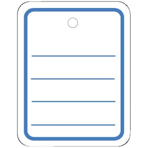 Stückwarenanhänger HERMA, 35x45mm, weiß, 1000 Stück