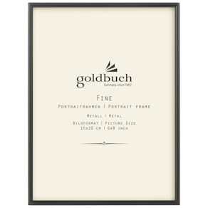 Bilderrahmen Goldbuch Fine, anthrazit, 15 x 20 cm