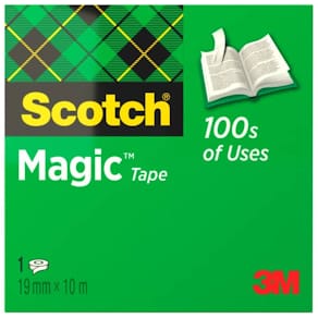 Klebeband Scotch Magic 665, 19 mm x 10 m, transparent
