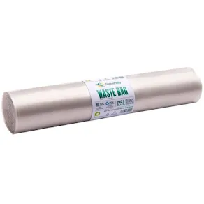 Plastsäck BIO 125L 45my transp 10/rl