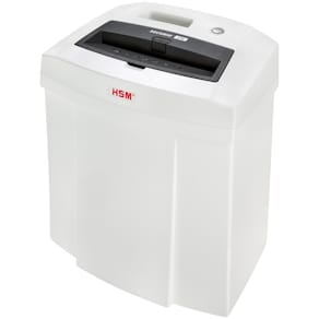 Aktenvernichter HSM C14, weiß, 3,9 mm Streifenschnitt, 20 l
