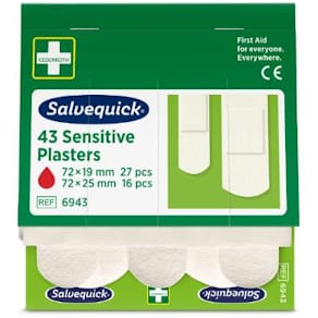 Plaster SALVEQUICK Sensitive refill (43)
