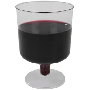 Drikkebæger Plast, 0.200 l, PS transparent, Sprøjtestøbt Rødvin