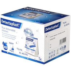 Pleister Detectaplast Tear & Wear Waterproof Easy-Pull, ft 25 x  