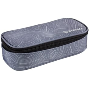 Schüleretui DONAU Motiv Topography Grey, klein