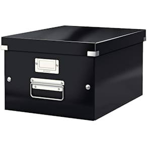 Förvaringslåda Medium Click & Store WOW Svart
