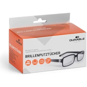 Rengöringsservett glasögon 100-pack