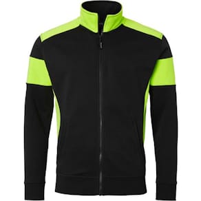 Sweatjacka TOP SWEDE 223 sv/fl gul XL
