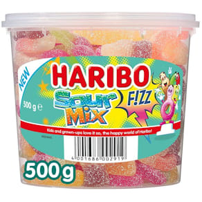 Snoepgoed Haribo Zure mix, emmer van 500 g