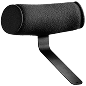 Nackstöd LANAB, röd textil (LD6240/6340)