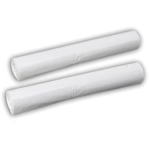 Affaldssække LDPE 53 µm 70x110 cm hvid, 10 stk