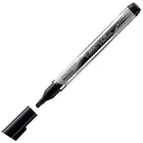 Whiteboardpenna BIC Velleda Liquid B12 svart, konisk
