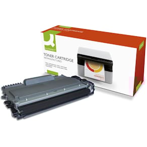 Toner Q-CONNECT, zwart, 2600 pagina's, voor Brother TN-2220