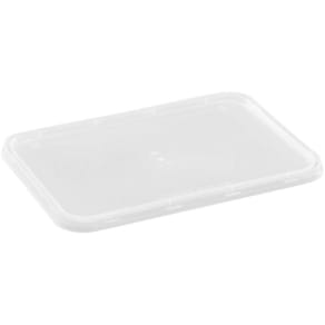 Låg til PP-bakker 120 mm, firkantet, 500–960 ml, klar, 500 stk