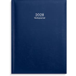 Burde Veckojournal 2028 blå