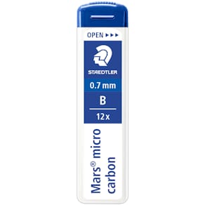Reservstift Stadtler 0,7mm B, 12 stift/tub, 12fp