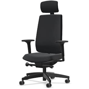 Drehstuhl Dauphin Indeed ID 7049 XL operator, schwarz