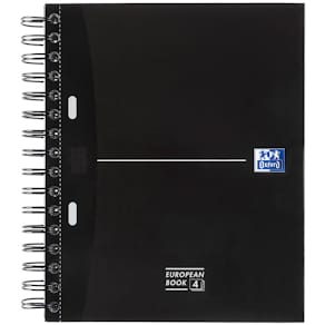 Notizbuch Oxford European Book Office, A5+, kariert, 100 Blatt