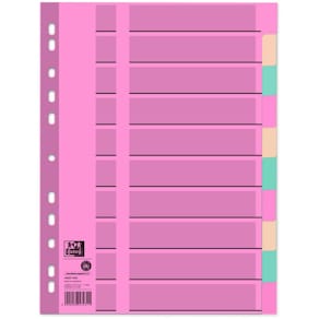 Ordnerregister Elba, blanko, rosa