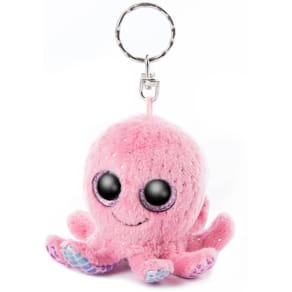 Schlüsselanhänger NICI Oktopus Poli, rosa, glitzernd
