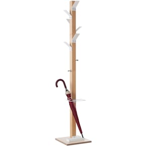 Garderobenständer EASYCLOTH, 6 Haken, weiß, 178 cm