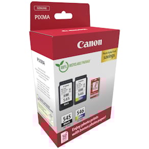 Tintenpatronen-Set Canon Value Pack PG-545/CL-546 schwarz+Farbe
