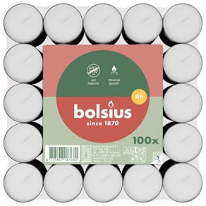 Värmeljus BOLSIUS 4h 100/fp