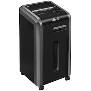 Papiervernietiger Fellowes Microshred 225Mi, micro-cut, zwart