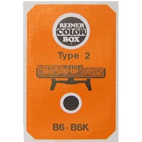 Stempelpude Reiner B6K6, rød, 6 stk