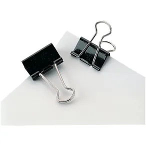 Pappersklämma LYRECO foldback 19mm 12/fp