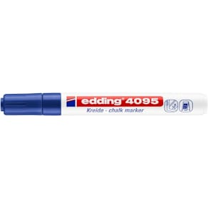 Kreidemarker edding 4095, 2–3 mm, blau