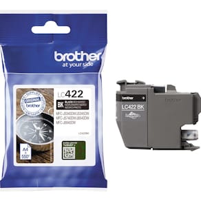 Inktcartridge Brother LC-422BK, zwart, 550 pagina's, OEM
