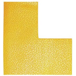 Golvmarkering L-form gul 10/fp