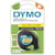 Tape Dymo LetraTAG, 12 mm, plastic, geel