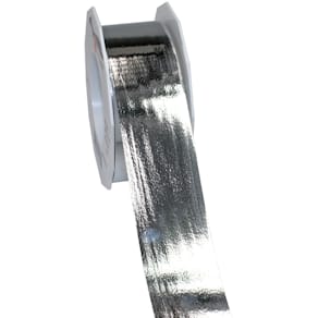 Ringelband, metallic silber