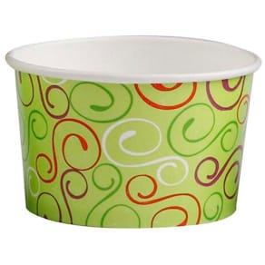 Isbæger 5 oz (150 ml), 86 mm, hvid papir+PE, 900 stk