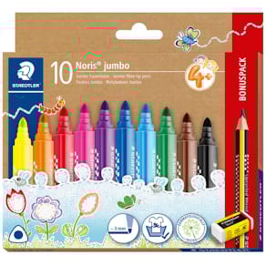 Faserschreiberetui STAEDTLER Noris jumbo 328, 10 St., sortiert