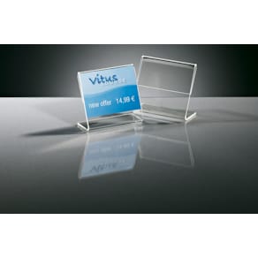 Tischaufsteller Sigel, A9 quer, glasklar, 10 St.