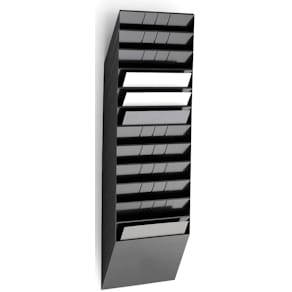 Folderhouder Durable Flexiboxx 12 A4 Landscape, zwart
