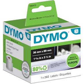 Etikett DYMO 89x36mm 260/FP